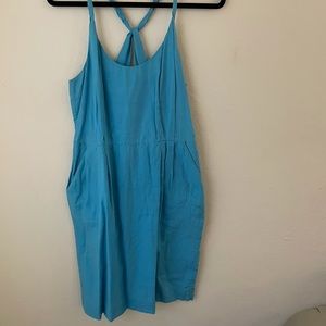 Teal, light weight, side zipper. Banana Republic.